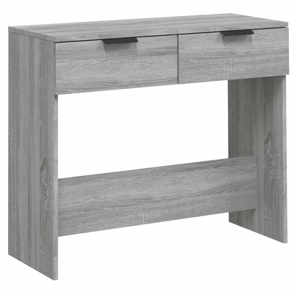 Sonoma grauer Konsolentisch 90x36x75 cm Holzwerkstoff