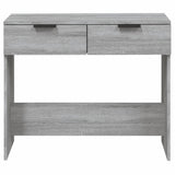 Table console Sonoma gris 90x36x75 cm Bois d'ingénierie