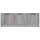 Meuble TV Sonoma gris 102x35x36,5 cm Bois d'ingénierie