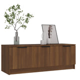 Meuble TV Chêne marron 102x35x36,5 cm Bois d'ingénierie