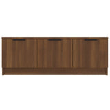 Meuble TV Chêne marron 102x35x36,5 cm Bois d'ingénierie