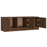 Meuble TV Chêne marron 102x35x36,5 cm Bois d'ingénierie