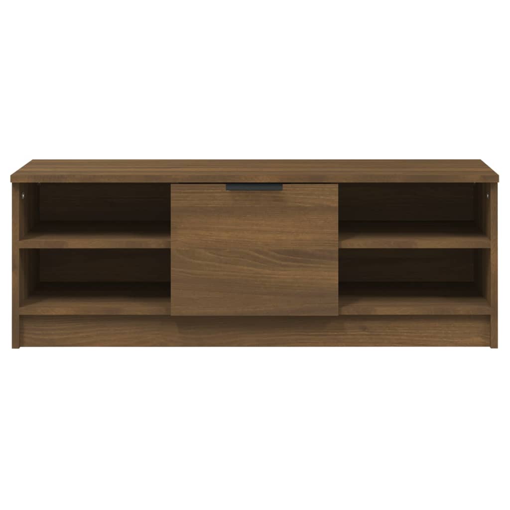 Meuble TV Chêne marron 102x35,5x36,5 cm Bois d'ingénierie