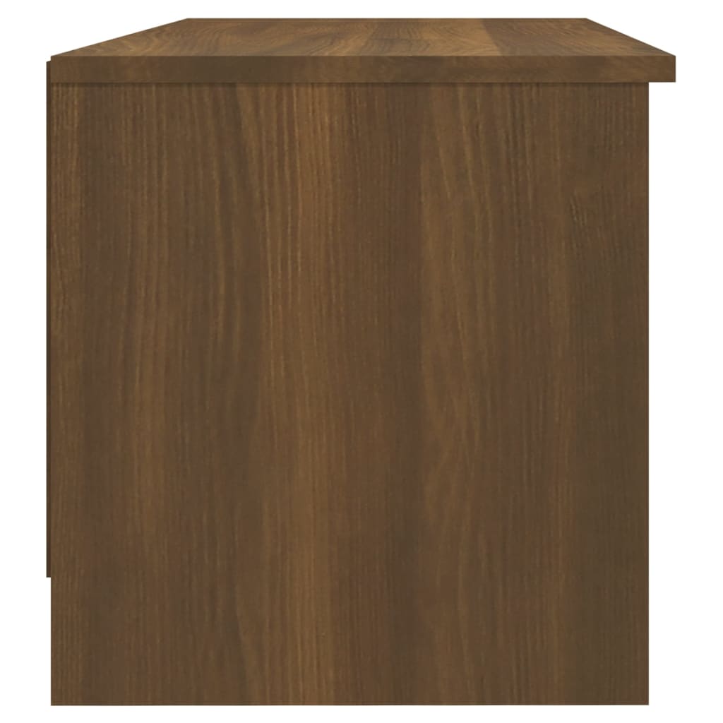 Meuble TV Chêne marron 102x35,5x36,5 cm Bois d'ingénierie