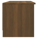 Meuble TV Chêne marron 102x35,5x36,5 cm Bois d'ingénierie