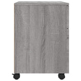 Classeur mobile avec roues Sonoma gris 45x38x54 cm Bois