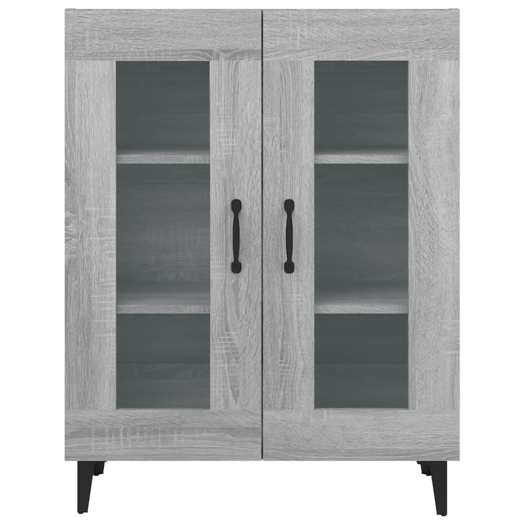 Sonoma gray sideboard 69.5x34x90 cm engineered wood