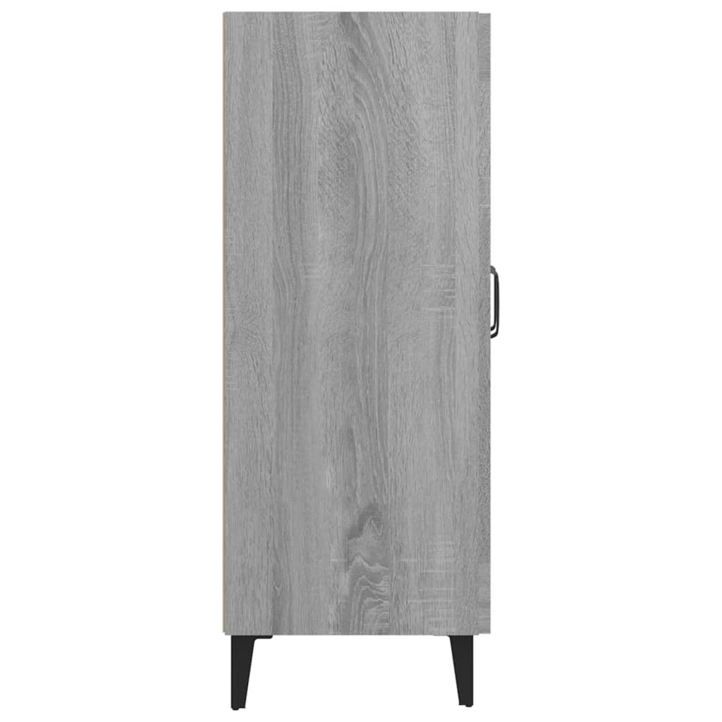 Sonoma gray sideboard 69.5x34x90 cm engineered wood