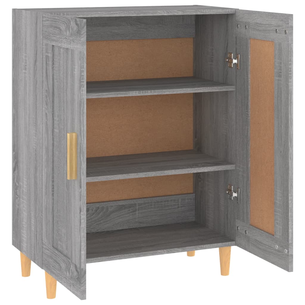 Buffet Sonoma gris 69,5x34x90 cm Bois d'ingénierie