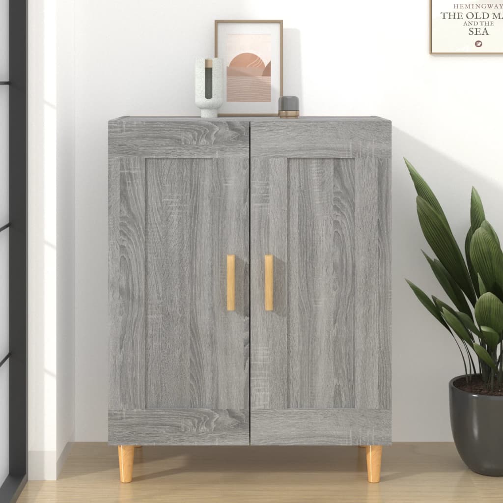 Buffet Sonoma gris 69,5x34x90 cm Bois d'ingénierie