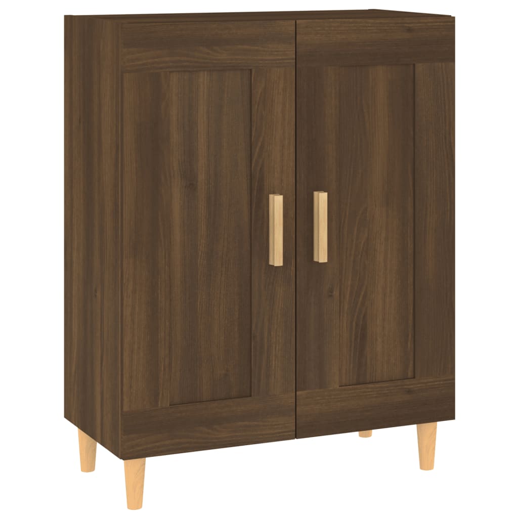 Sideboard Brown Oak 69.5x34x90 cm Engineered wood