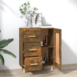 Buffet Chêne fumé 69,5x34x90 cm Bois d'ingénierie