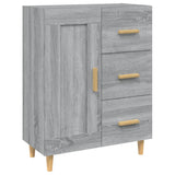 Buffet Sonoma gris 69,5x34x90 cm Bois d'ingénierie