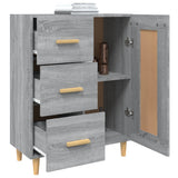 Buffet Sonoma gris 69,5x34x90 cm Bois d'ingénierie