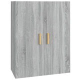 Armoire murale suspendue Sonoma gris 69,5x34x90 cm