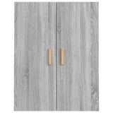 Armoire murale suspendue Sonoma gris 69,5x34x90 cm