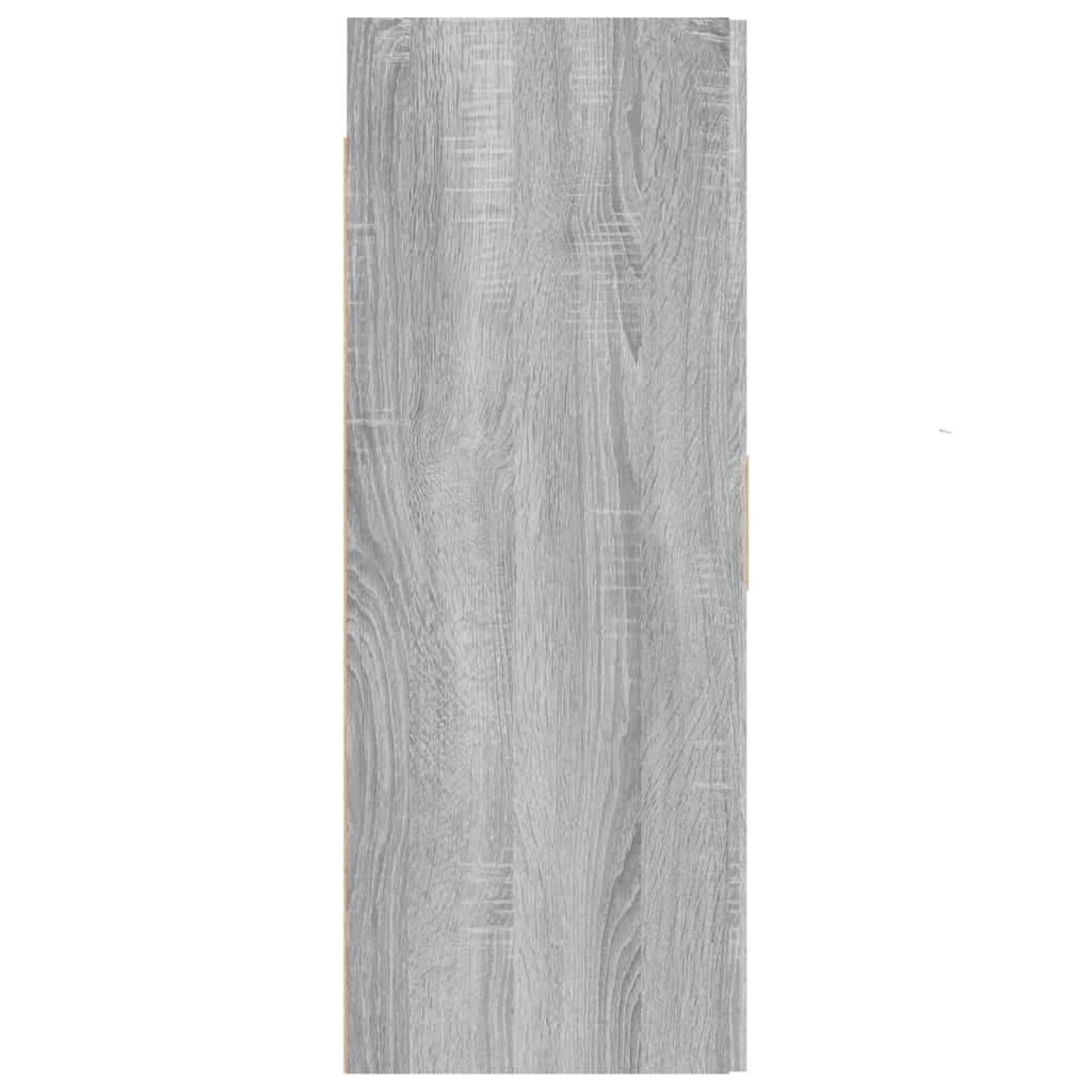 Armoire murale suspendue Sonoma gris 69,5x34x90 cm