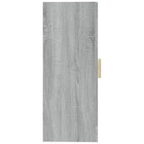 Armoire murale suspendue Sonoma gris 69,5x34x90 cm