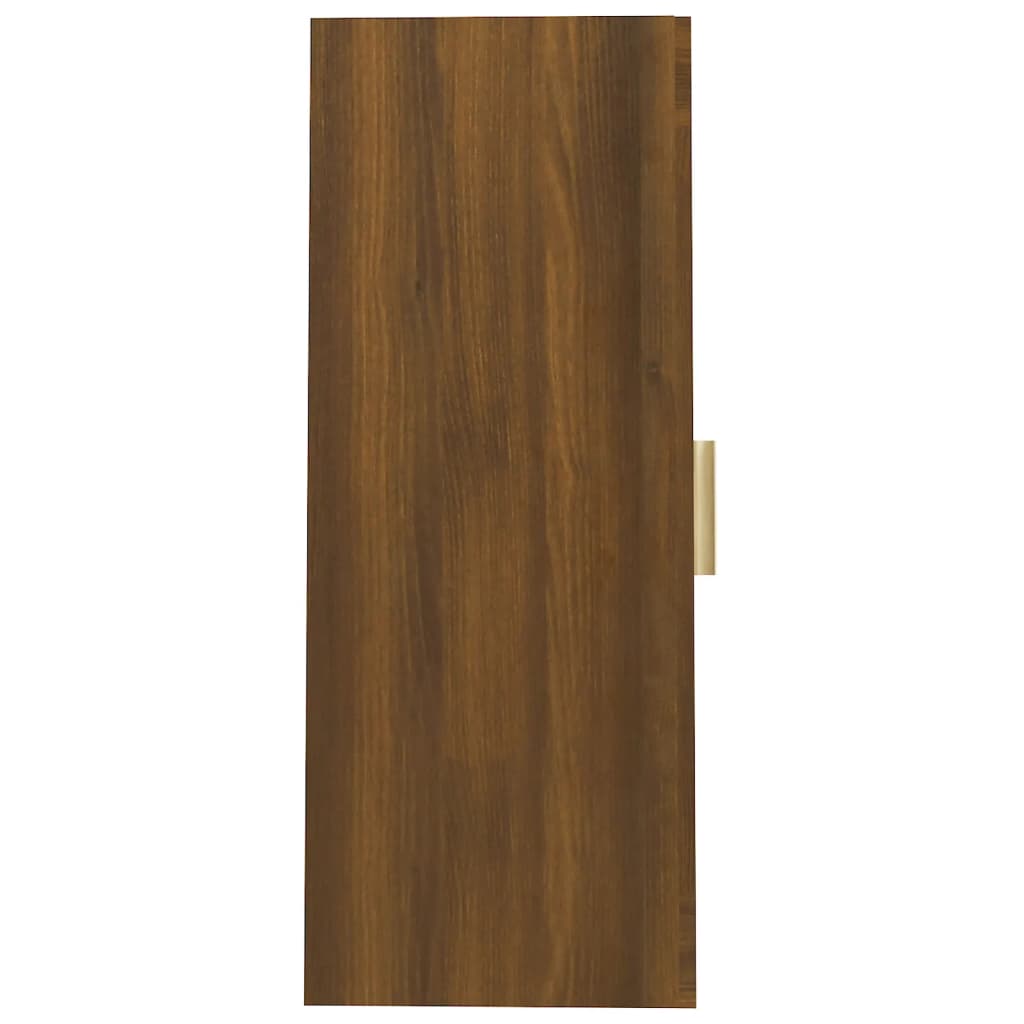 Armoire murale suspendue Chêne marron 69,5x34x90 cm