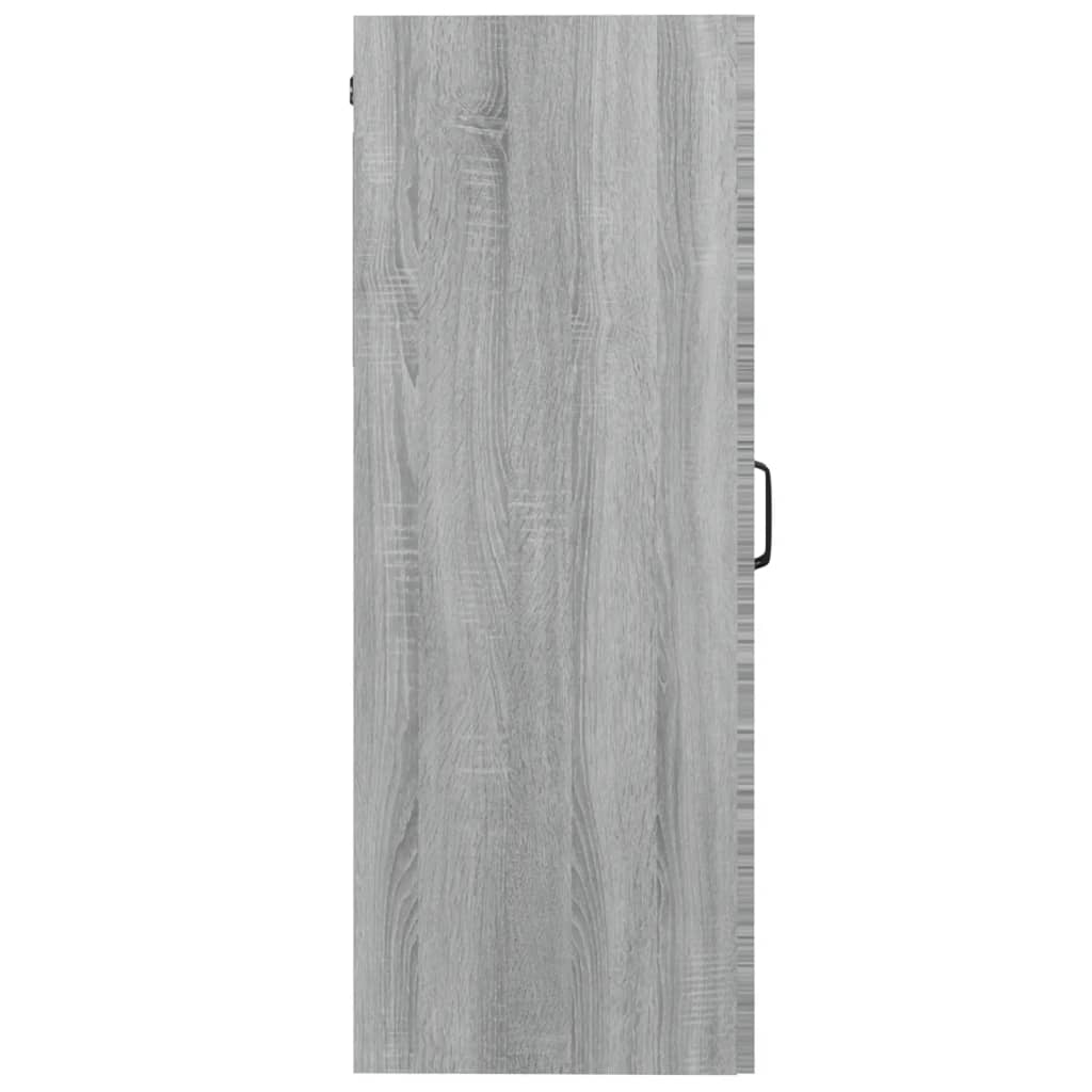 Sonoma grey hanging wall cabinet 69.5x34x90 cm