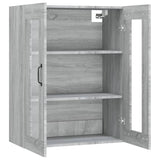 Sonoma grey hanging wall cabinet 69.5x34x90 cm