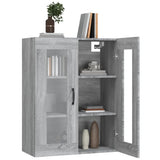 Sonoma grey hanging wall cabinet 69.5x34x90 cm