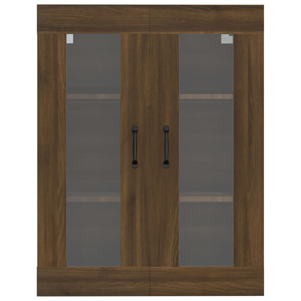 Hängewandschrank Braune Eiche 69,5x34x90 cm