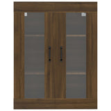 Armoire murale suspendue Chêne marron 69,5x34x90 cm