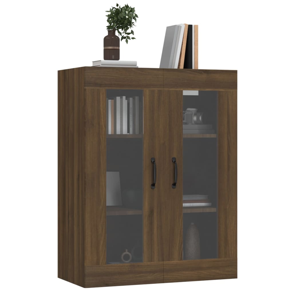 Hängewandschrank Braune Eiche 69,5x34x90 cm