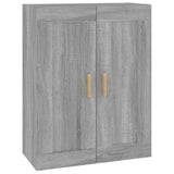 Sonoma gray wall cabinet 69.5x32.5x90 cm engineered wood