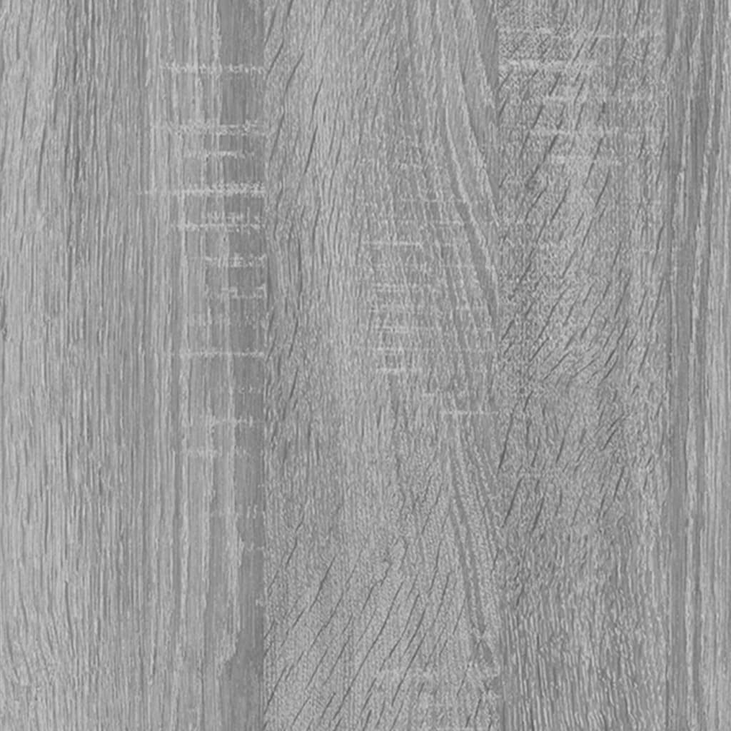 Sonoma gray wall cabinet 69.5x32.5x90 cm engineered wood