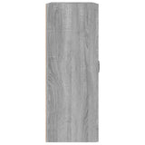 Armoire murale suspendue Sonoma gris 69,5x32,5x90 cm