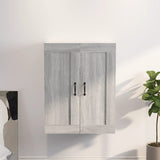 Armoire murale suspendue Sonoma gris 69,5x32,5x90 cm