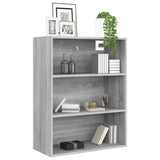 Sonoma grey hanging wall cabinet 69.5x32.5x90 cm