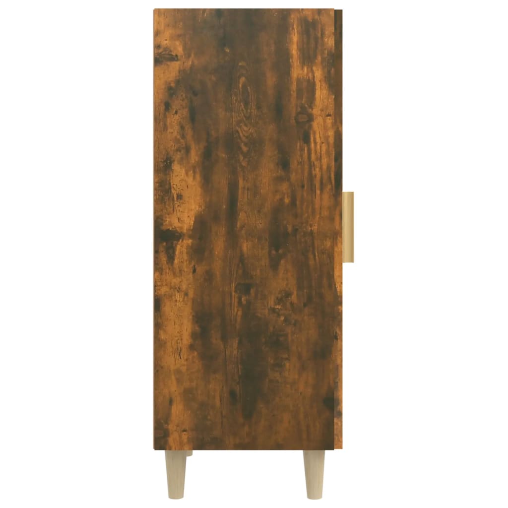 Buffet Chêne fumé 34,5x34x90 cm Bois d'ingénierie