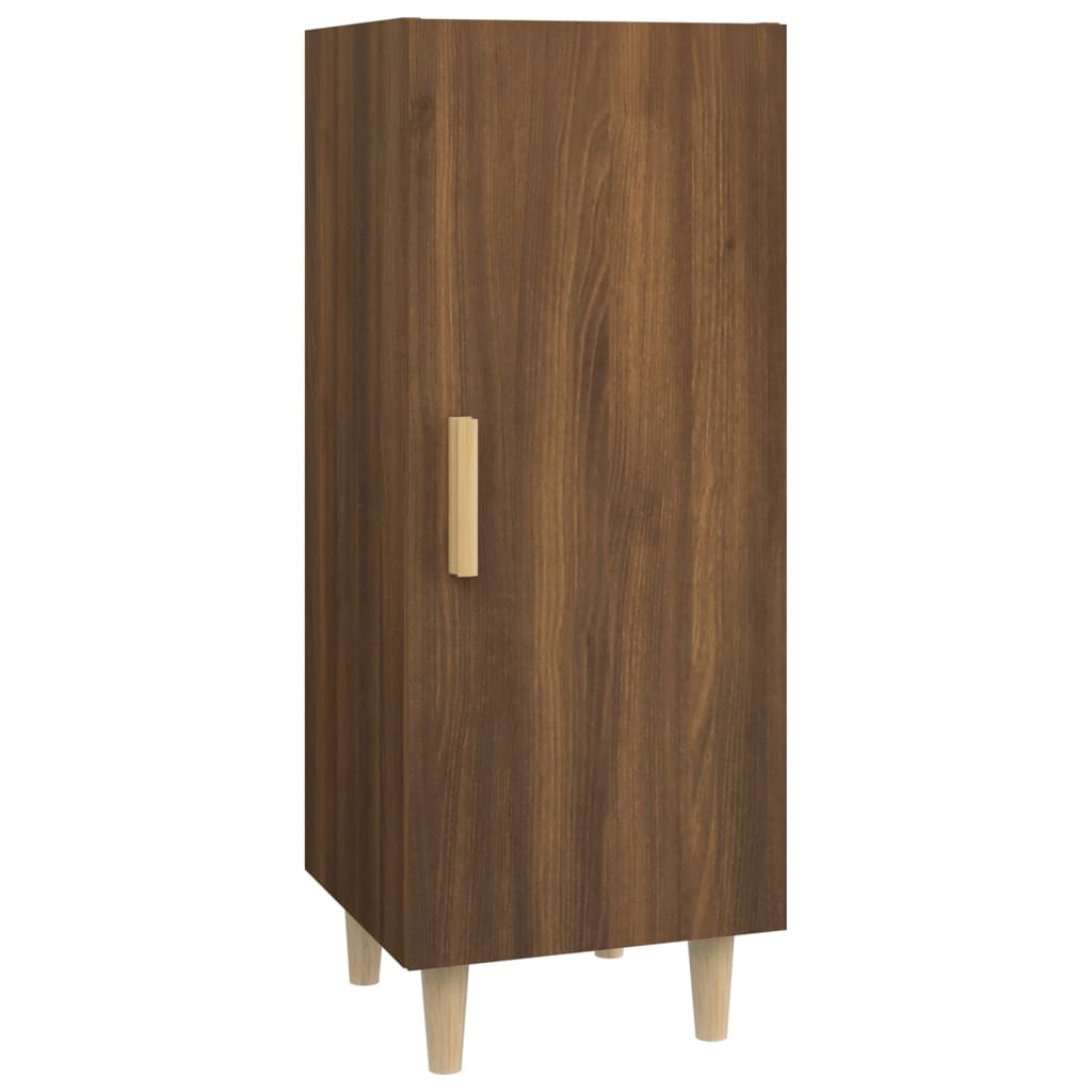 Buffet Chêne marron 34,5x34x90 cm Bois d'ingénierie