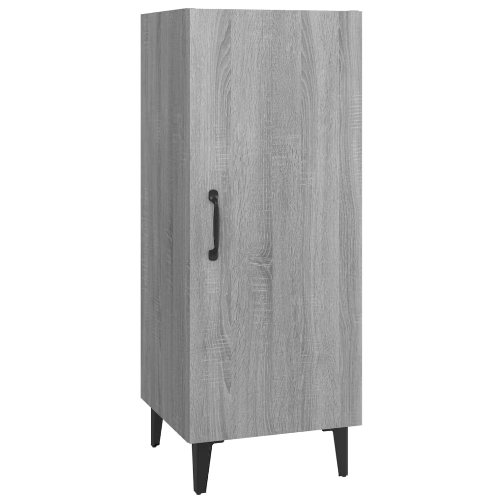 Sonoma graues Sideboard 34,5x34x90 cm Holzwerkstoff