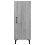 Sonoma graues Sideboard 34,5x34x90 cm Holzwerkstoff