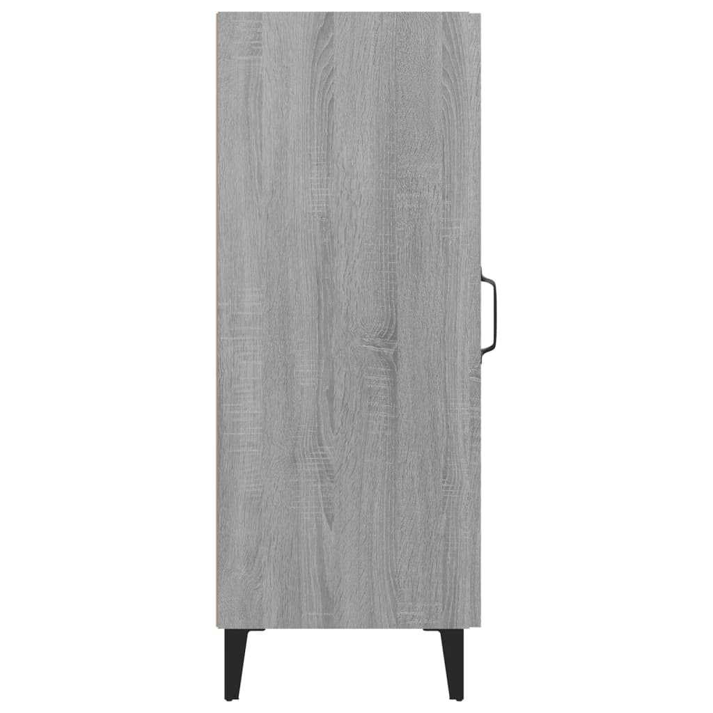 Sonoma graues Sideboard 34,5x34x90 cm Holzwerkstoff