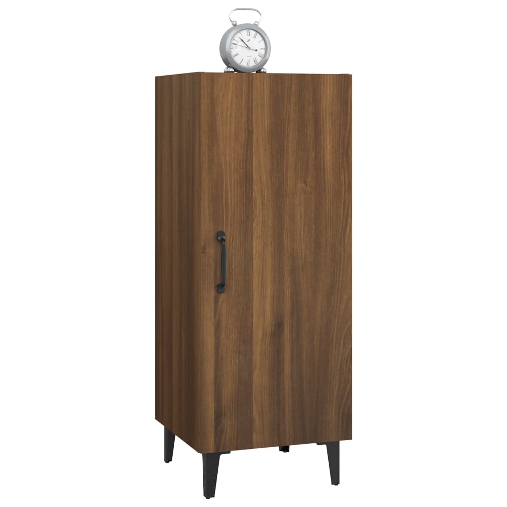 Buffet Chêne marron 34,5x34x90 cm Bois d'ingénierie