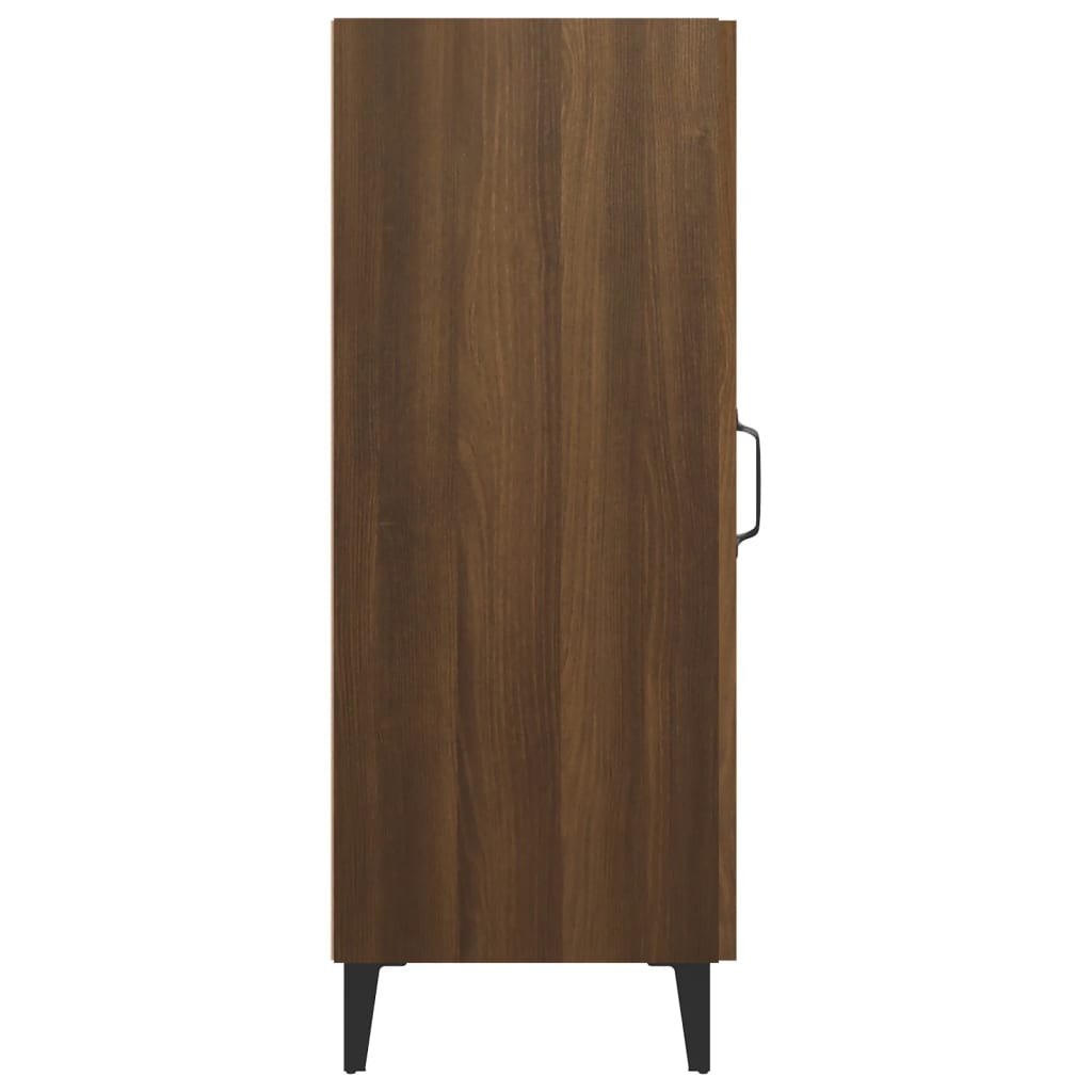 Buffet Chêne marron 34,5x34x90 cm Bois d'ingénierie