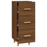 Buffet Chêne marron 34,5x34x90 cm Bois d'ingénierie