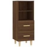 Buffet Chêne marron 34,5x34x90 cm Bois d'ingénierie