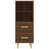 Buffet Chêne marron 34,5x34x90 cm Bois d'ingénierie