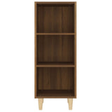 Buffet Chêne marron 34,5x32,5x90 cm Bois d'ingénierie