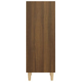 Buffet Chêne marron 34,5x32,5x90 cm Bois d'ingénierie