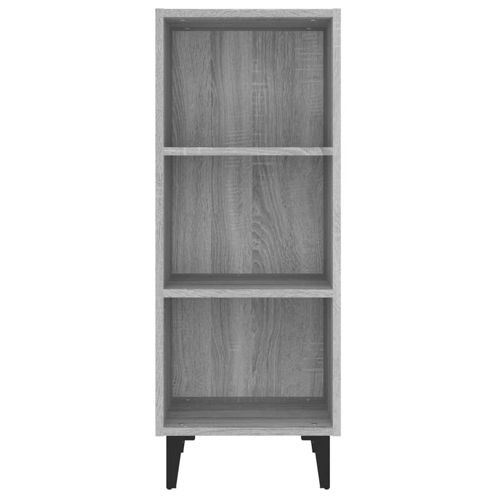 Buffet sonoma gris 34,5x32,5x90 cm bois d'ingénierie