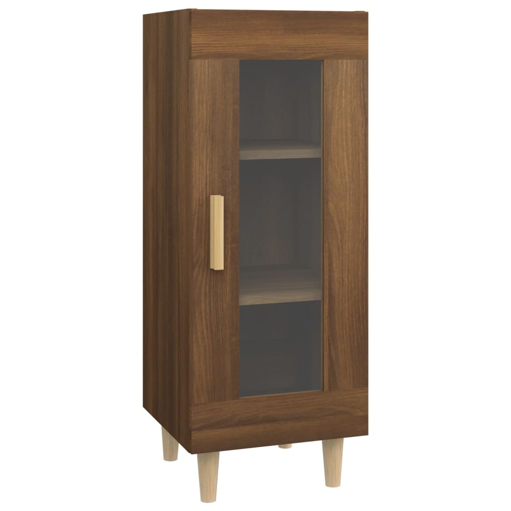 Buffet Chêne marron 34,5x34x90 cm Bois d'ingénierie