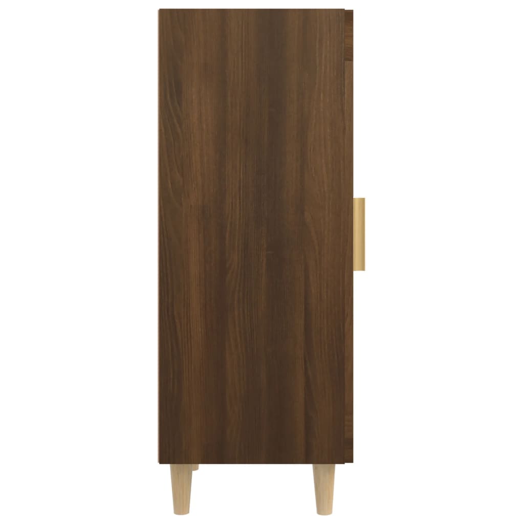 Buffet Chêne marron 34,5x34x90 cm Bois d'ingénierie