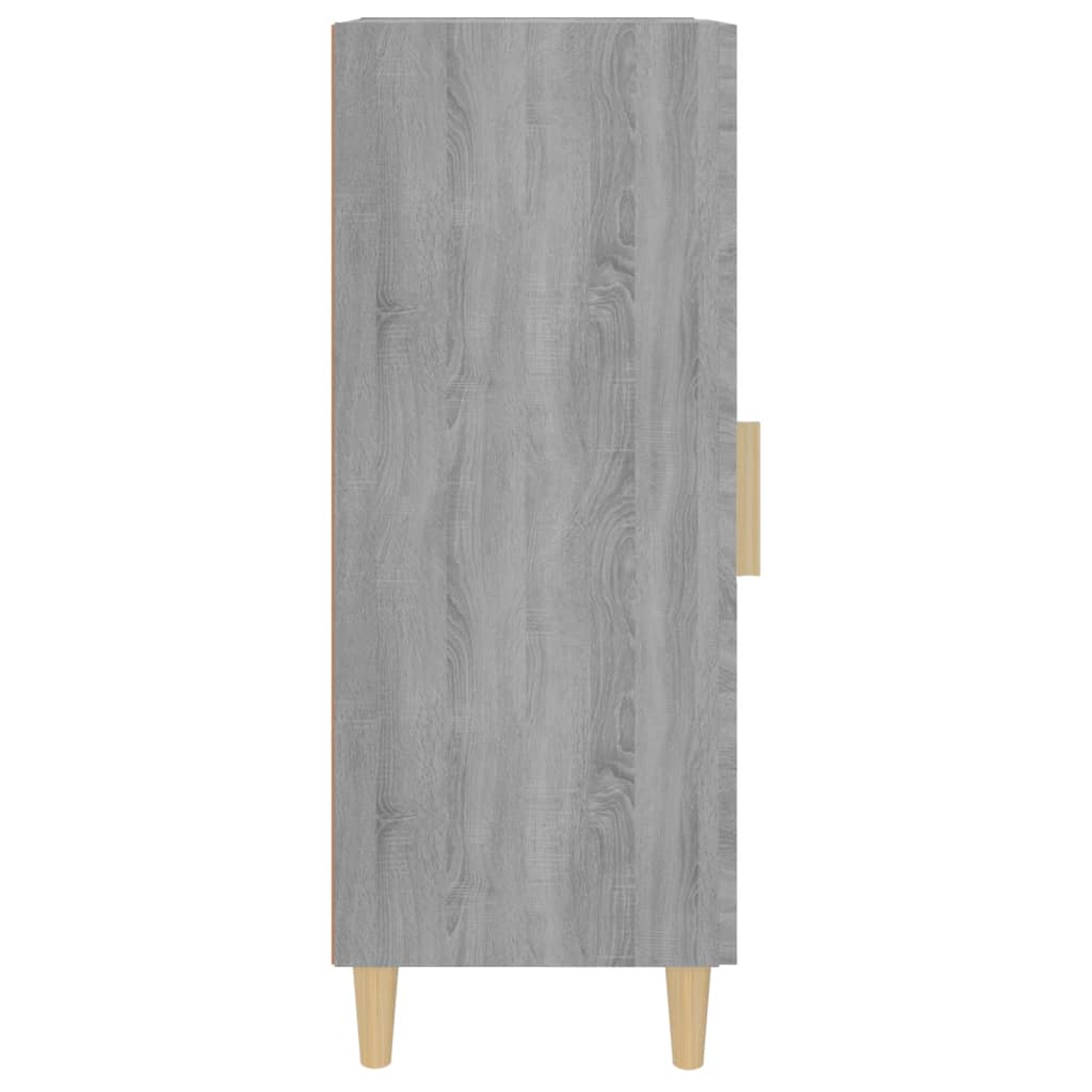 Sonoma graues Sideboard 34,5x34x90 cm Holzwerkstoff